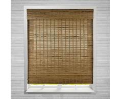 Calyx Interiors A04CBC190600 Bambusrollo, kabellos 35-Inch Width by 74-Inch Long Dali Natural