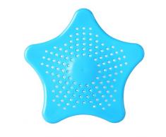 Generic Easy Clean Gummi Küche Spüle Sieb Ablaufrost, Badezimmer Dusche Stall abflussschutz Blau