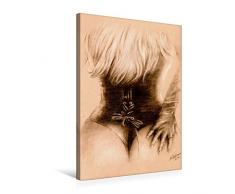 Calvendo Premium Textil-Leinwand 50 cm x 75 cm hoch, Sexy in Dessous | Wandbild, Bild auf Keilrahmen, Fertigbild auf echter Leinwand, Leinwanddruck: Erotik PastellgemÃ¤lde Menschen Menschen