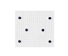 Spirella Duschmatte Badematte Badewannenmatte Badewanneneinlage antibakteriell rutschfest mit Saugnäpfen - Alaska Weiß - ca. 36 x 71 cm