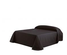 Eysa Bettüberwurf, Polyester, 180 cm, 75, 25 Prozent Baumwolle, Kies, Tagesdecke 07 braun