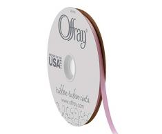 Offray Berwick doppelseitiges Satinband, 0,64 cm 100 Yards Light Orchidee, Violett