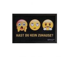 Rockbites Design 1012511610 Fußmatte, Polyamid, Schwarz, 40 x 60 cm