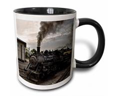 3dRose Foto-Ton Engine-Two Kaffeebecher, Keramik, Schwarz, 10.16 cm x 7,62 x-Uhr