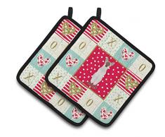 Carolines Treasures CK5755PTHD Colorpoint Kurzhaar Cat Love Topflappen, Mehrfarbig