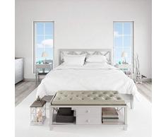 Omiboo Bettbezug-Set für Doppelbett, Weiß