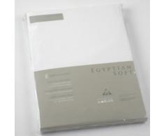 Catherine Lansfield CL Home Bettlaken für Einzelbett, 200 Fadenzahl, Baumwolle, Weiß