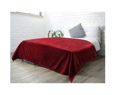 PAVILIA Premium Flanell Fleece Überwurf Decke durch Super Weich, Cozy, leicht, seidig für alle Saison Gebrauch | Beautiful Chevron, Blattmuster, Fleece/Polyester, wein, 60 x 80 Inches