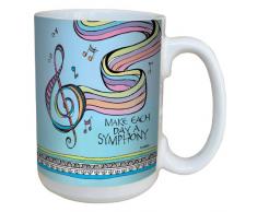 Tree Free ohne lm43930, Edelstahl, 15 oz, Sing im Lord Keramik Tasse mit Griff, Standardgröße