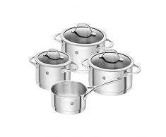 Zwilling 66220-003-0 Topf-Set Essence 4 teilig, Edelstahl, silber, 28 cm, 4 Einheiten
