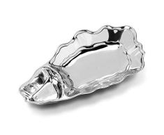 Wilton Armetale Sea Life Bread Serviertablett Chip-und-Dip-Austerntablett silber
