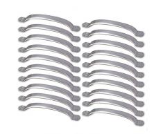 WEBI Satin Nickel Pierce Küche oder Möbel Hardware-Kabinett Schublade Griff Pull 7.1 Silber