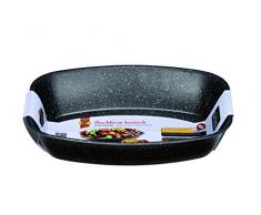 Krüger Karl Strassburg Backform, Emaille, Granit-Optik, 32 x 26 x 7.5 cm