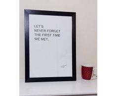 Motivational Inspirierende positiven Fantasy Slogans & Sprüche, Gedanken, Zitate Poster Bild Kunstdruck mit schwarzem Rahmen 42 x 30 cm nur zum Aufhängen, verschiedene Designs wählen Art Wand. (108-firsttime)