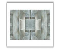 Artwall Kunstdruck auf Leinwand Tapete II Brillanz Flache Canvas Kunst von Cora Niele, 20 durch 52