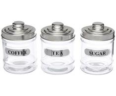 bulk buys OF983 Gläser-Set für Kaffee und Zucker