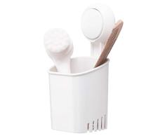 TAILI Zahnbürstenhalter mit Saugnapf, ohne Bohren, Wandmontage, elektrische Zahnbürste, Zahnpasta und Rasierer, Halter für Badezimmer, Dusche, Geschirr, für Küche