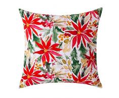 Dekokissen, Weihnachtsstern, 20 x 20 cm