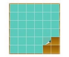 FoLIESEN Fliesenaufkleber fÃ¼r Bad und KÃ¼che - 10x10 cm - Mint glÃ¤nzend - 600 Fliesensticker fÃ¼r Wandfliesen