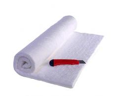 CM-Ceramics 2600 F Keramik-Faser-Isolierung 78,7 x 61 x 2,5 cm, 8 Pfund Morgan Keramik mit Messer für Glasarbeiten, Messer, Gießereien. Mit Produktdatenblättern. Produktpaket.