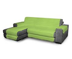 Elegant Couchüberzüge, apfelgrün 290cm +chaiselongue, 100% Mikrofaser