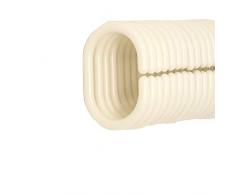 yueton 24 Packungen Kunststoff Duschvorhangringe Schnalle 180° drehbar Badezimmer Dusche Fenster Stange rostfrei