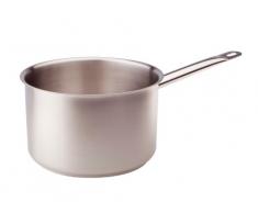 Pentole Agnelli coix3105e24Â Hohe Stielkasserolle, Edelstahl, Silber