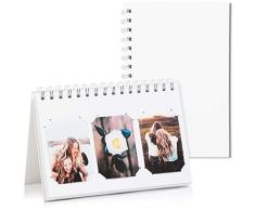 Paper Junkie Flip-Fotoalbum für den Schreibtisch, Kalender-Stil, 21 x 14 cm, 2er-Pack