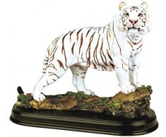 StealStreet SS-G-19718 Dekofigur Wildkatze mit weißem Tiger