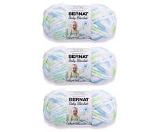 Bulk Buy: Bernat Baby Decke Garn (3er Pack) gelb