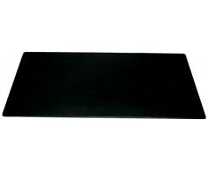 Dacasso Leder Schreibtisch Matte Ohne Schienen, Schwarz, 30Â x 19