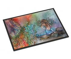 Caroline s Treasures 8972jmat Brunette Meerjungfrau Wasser Fantasy Innen-Matte, 61 cm H x 91,4 cm W, Multicolor