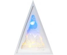 Star Dekoleuchte, Holz, Weiß