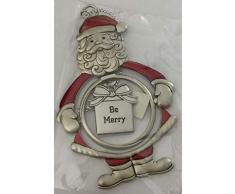 Ganz Dekofigur Weihnachtsmann Be Merry, Rot