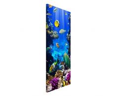 Apalis 108701 Magnettafel Underwater Dreams Memoboard Design Hoch Metall Magnet Pinnwand Motiv Wand Stahl Küche Büro, 78 x 37 cm