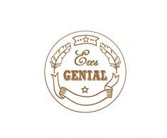 Dayka Trade Holzfigur, bunt, 6,5 x 6,5 cm