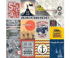 ScrapBerrys Fensterbilder, doppelseitig, auf Karton