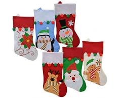 CHRISTMASSTOCKING Weihnachtsstrumpf, 45,7 cm Pom-pom Trimmed Christmas Character