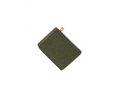 DONE Deluxe Waschhandschuh, Baumwolle, Khaki, 16Â x 21Â x 1Â cm