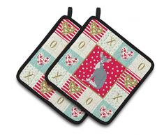 Carolines Treasures CK5779PTHD Peterbald Cat Love Topflappen, 1 Paar, Mehrfarbig