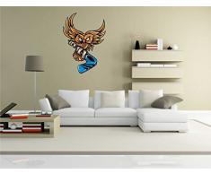 Indigos KAR-Wall-sport079-99 Wandtattoo Sport 079 - WÃ¼tender Eule - Wandaufkleber - 70 x 99 cm