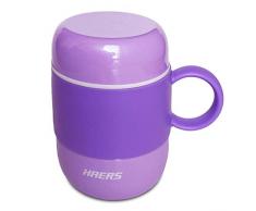 Isoliert Kaffee Tasse, Candy Farbe Edelstahl Vakuum Thermo-Tasse mit Deckel und Griff für Damen und Herren in Büro, zu Hause Oder in der Schule [280ml Quetschflasche] 4.7 x 3.9 x 3.1 Violett