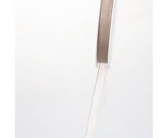 Deko und Band 53736 - Organzaband mit Webkante - 15mm 50m Col. 06 Taupe - 53736-15-50-06