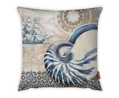 Bonamaison Dekorativ Kissenhülle, Kissenbezug, Zierkissenbezug, Wohnkultur, Für Sofa, Kaffeestube, Größe: 45X45 cm - Entworfen und hergestellt in der Türkei