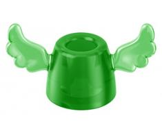 koziol Zahnbürstenhalter Hermes, Kunststoff, transparent grün, 39 x 74 x 43 cm