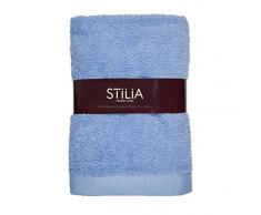 Stilia Handtuch, 100% Baumwolle, Himmelblau, 70 x 140 cm, Mehrfarbig