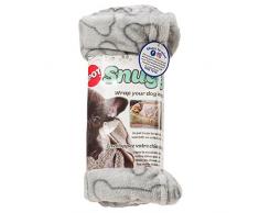 Kuscheldecke: Ultra weicher Plüsch – attraktiv, langlebig, gemütlich, waschbar von Spot, Knochen, Druck, 40 x 60