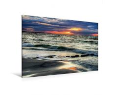 Calvendo Premium Textil-Leinwand 120 cm x 80 cm quer, Ostseestrand DarÃ | Wandbild, Bild auf Keilrahmen, Fertigbild auf echter Leinwand, Leinwanddruck Menschen Menschen