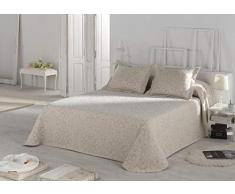 El Tintorer Sommer-Tagesdecke Venice, Grau, Bett 150 cm