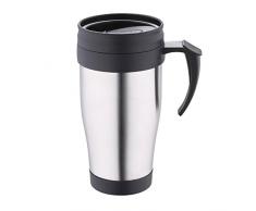 Renberg Latte Tasse Reise-Thermobecher, Edelstahl, Chrom, 16 x 16 x 10 cm